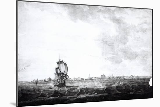 A View of Charles-Town, the Capital of South Carolina, Engraved by Samuel Smith, 1776-Thomas Seitch-Mounted Giclee Print