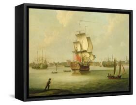 A View of Charleston, South Carolina-Thomas Mellish-Framed Stretched Canvas