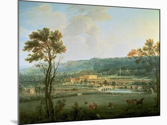 A View of Chatsworth from the South-West-Thomas Smith of Derby-Mounted Giclee Print