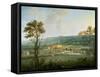 A View of Chatsworth from the South-West-Thomas Smith of Derby-Framed Stretched Canvas
