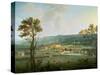 A View of Chatsworth from the South-West-Thomas Smith of Derby-Stretched Canvas