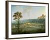 A View of Chatsworth from the South-West-Thomas Smith of Derby-Framed Premium Giclee Print