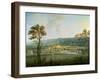 A View of Chatsworth from the South-West-Thomas Smith of Derby-Framed Giclee Print