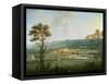 A View of Chatsworth from the South-West-Thomas Smith of Derby-Framed Stretched Canvas