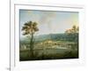 A View of Chatsworth from the South-West-Thomas Smith of Derby-Framed Giclee Print