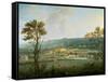 A View of Chatsworth from the South-West-Thomas Smith of Derby-Framed Stretched Canvas