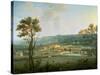 A View of Chatsworth from the South-West-Thomas Smith of Derby-Stretched Canvas