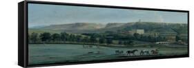 A View of Chatsworth from the South-West-Peter Tillemans-Framed Stretched Canvas