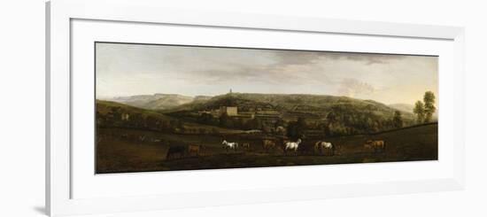 A View of Chatsworth from the South-West-Peter Tillemans-Framed Premium Giclee Print