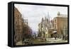 A View of Chester-Louise J. Rayner-Framed Stretched Canvas