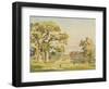 A View of Chirk Castle, 1916-Philip Wilson Steer-Framed Giclee Print