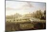 A View of Chiswick Gardens, Richmond, from across the New Gardens Towards the Bagnio, C.1729-31-Pieter Andreas Rysbrack-Mounted Giclee Print