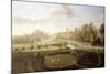 A View of Chiswick Gardens, Richmond, from across the New Gardens Towards the Bagnio, C.1729-31-Pieter Andreas Rysbrack-Mounted Giclee Print