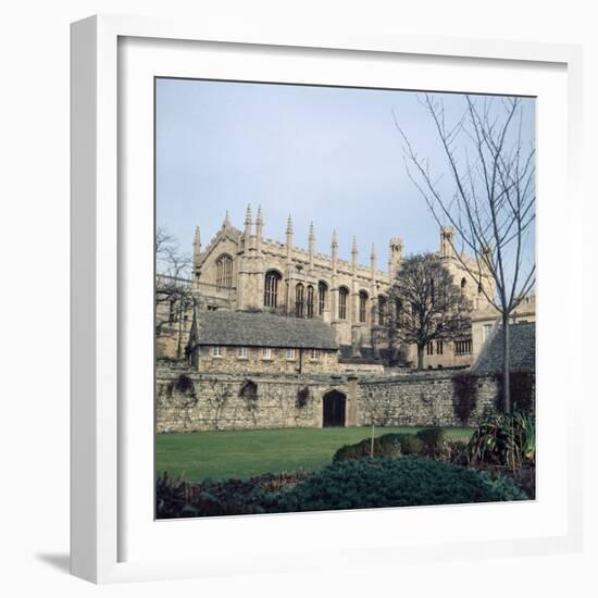 A view of Christ College in Oxford. January 1972-P. Stuart-Framed Photographic Print