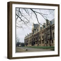 A view of Christ College in Oxford. January 1972-P. Stuart-Framed Photographic Print