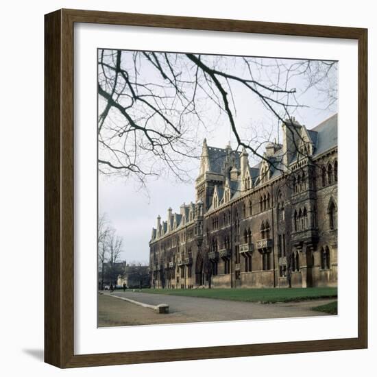 A view of Christ College in Oxford. January 1972-P. Stuart-Framed Photographic Print