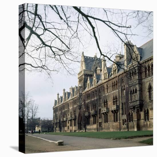 A view of Christ College in Oxford. January 1972-P. Stuart-Stretched Canvas