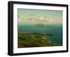 A View of Clare Island from the Top of Croagh Patrick-null-Framed Premium Photographic Print