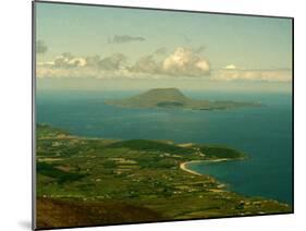 A View of Clare Island from the Top of Croagh Patrick-null-Mounted Premium Photographic Print