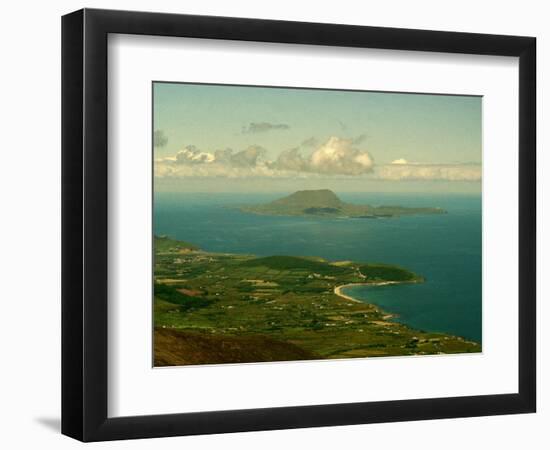 A View of Clare Island from the Top of Croagh Patrick-null-Framed Photographic Print