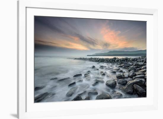 A View of Clavell's Pier Near Kimmeridge-Chris Button-Framed Photographic Print