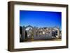 A view of Comares, located in the foothills of the Montes de Malaga 703 meters above sea level....-Panoramic Images-Framed Photographic Print