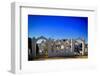 A view of Comares, located in the foothills of the Montes de Malaga 703 meters above sea level....-Panoramic Images-Framed Photographic Print