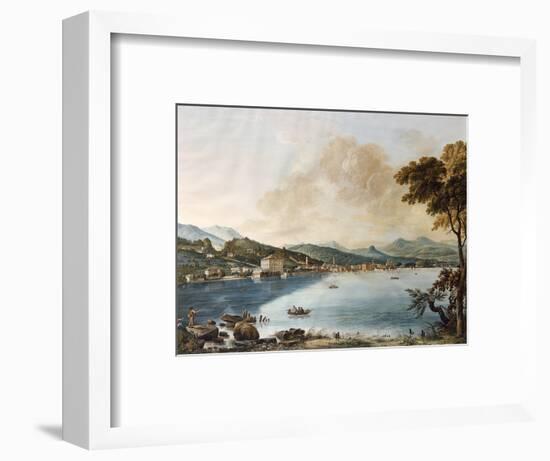 A View of Como from the Lake-Giosafatto Alfieri-Framed Art Print