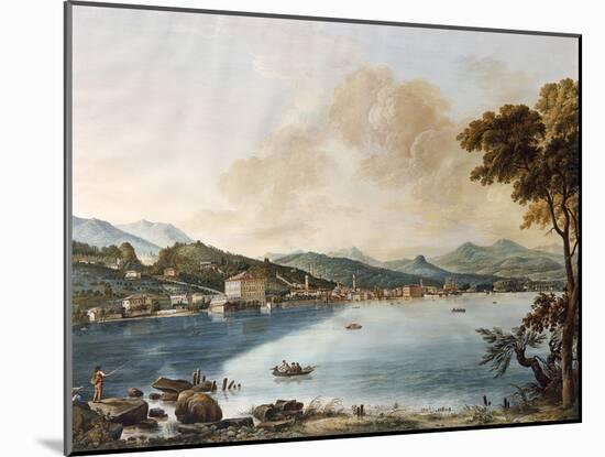 A View of Como from the Lake-Giosafatto Alfieri-Mounted Art Print