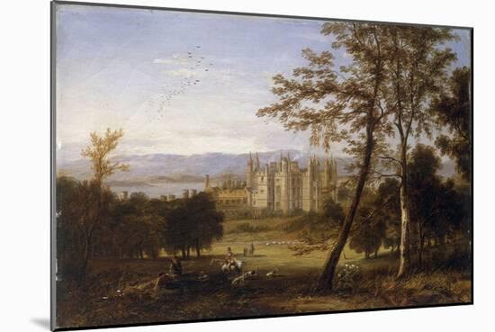 A View of Conishead Priory, Lancashire,the Seat of Colonel T.R.G. Braddyl-James Wilson Carmichael-Mounted Giclee Print