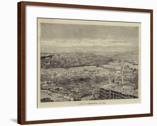 A View of Constantinople and Pera-null-Framed Giclee Print