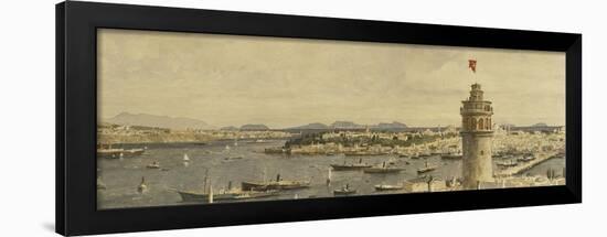 A View of Constantinople from Marmarameer-Michael Zeno Diemer-Framed Giclee Print