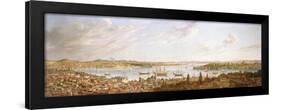 A View of Constantinople Overlooking the Bosphorous, 1770-Antoine de Favray-Framed Giclee Print