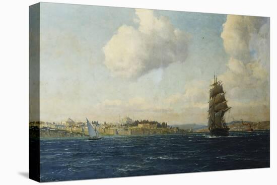 A View of Constantinople-Michael Zeno Diemer-Stretched Canvas