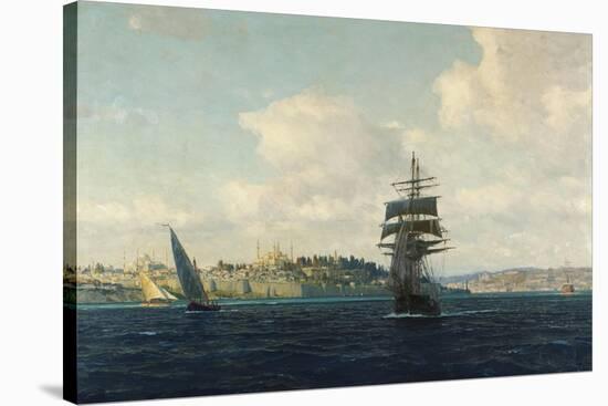 A View of Constantinople-Michael Zeno Diemer-Stretched Canvas