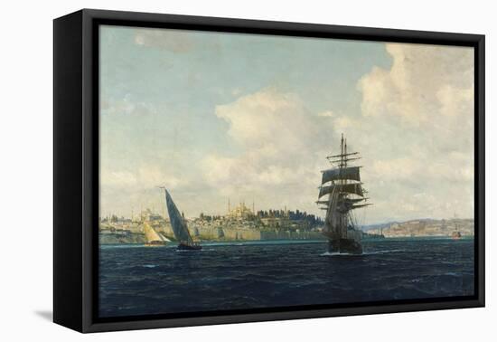 A View of Constantinople-Michael Zeno Diemer-Framed Stretched Canvas