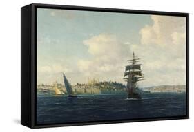 A View of Constantinople-Michael Zeno Diemer-Framed Stretched Canvas