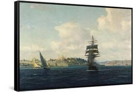 A View of Constantinople-Michael Zeno Diemer-Framed Stretched Canvas