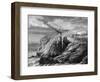 A View of Cornwall, England, 19th Century-Jean Baptiste Henri Durand-Brager-Framed Giclee Print