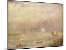 A View of Deal-Joseph Mallord William Turner-Mounted Giclee Print