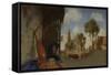 A View of Delft, 1652 (Oil on Canvas)-Carel Fabritius-Framed Stretched Canvas