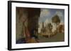 A View of Delft, 1652 (Oil on Canvas)-Carel Fabritius-Framed Giclee Print