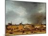 A View of Delft with the Explosion of 1654, 1654-Egbert van der Poel-Mounted Giclee Print