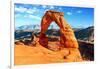 A View of Delicate Arch in Arches National Park in Utah-ventdusud-Framed Photographic Print