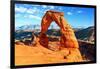 A View of Delicate Arch in Arches National Park in Utah-ventdusud-Framed Photographic Print