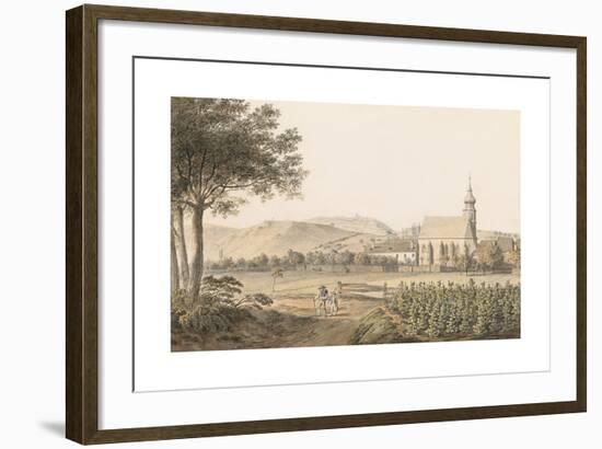 A View of Dobrota, Towards Mula in the Canal of Cattaro-Jakob Alt-Framed Premium Giclee Print