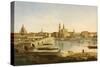 A View of Dresden-Karl Gottfried Traugott Faber-Stretched Canvas