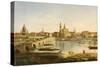 A View of Dresden-Karl Gottfried Traugott Faber-Stretched Canvas