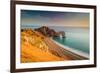 A View of Durdle Door in Dorset-Chris Button-Framed Photographic Print