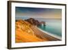 A View of Durdle Door in Dorset-Chris Button-Framed Photographic Print